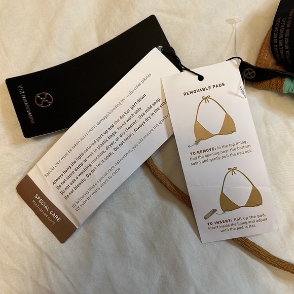 ViX Paula Hermanny Assorted 2 Piece Swimsuit Set Multi Colored Size Medium - Picture 9 of 11